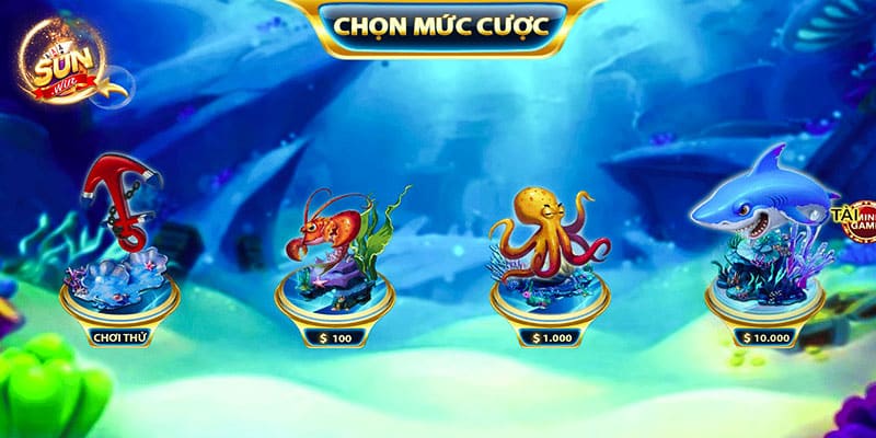 Luật chơi cơ bản của slot thủy cung Sunwin