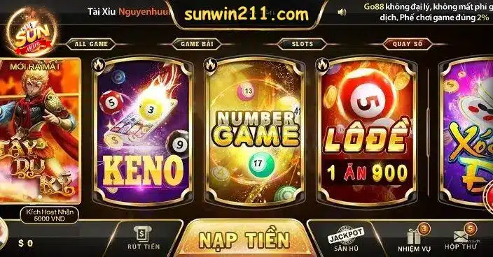 Giới thiệu về trò chơi number game sunwin